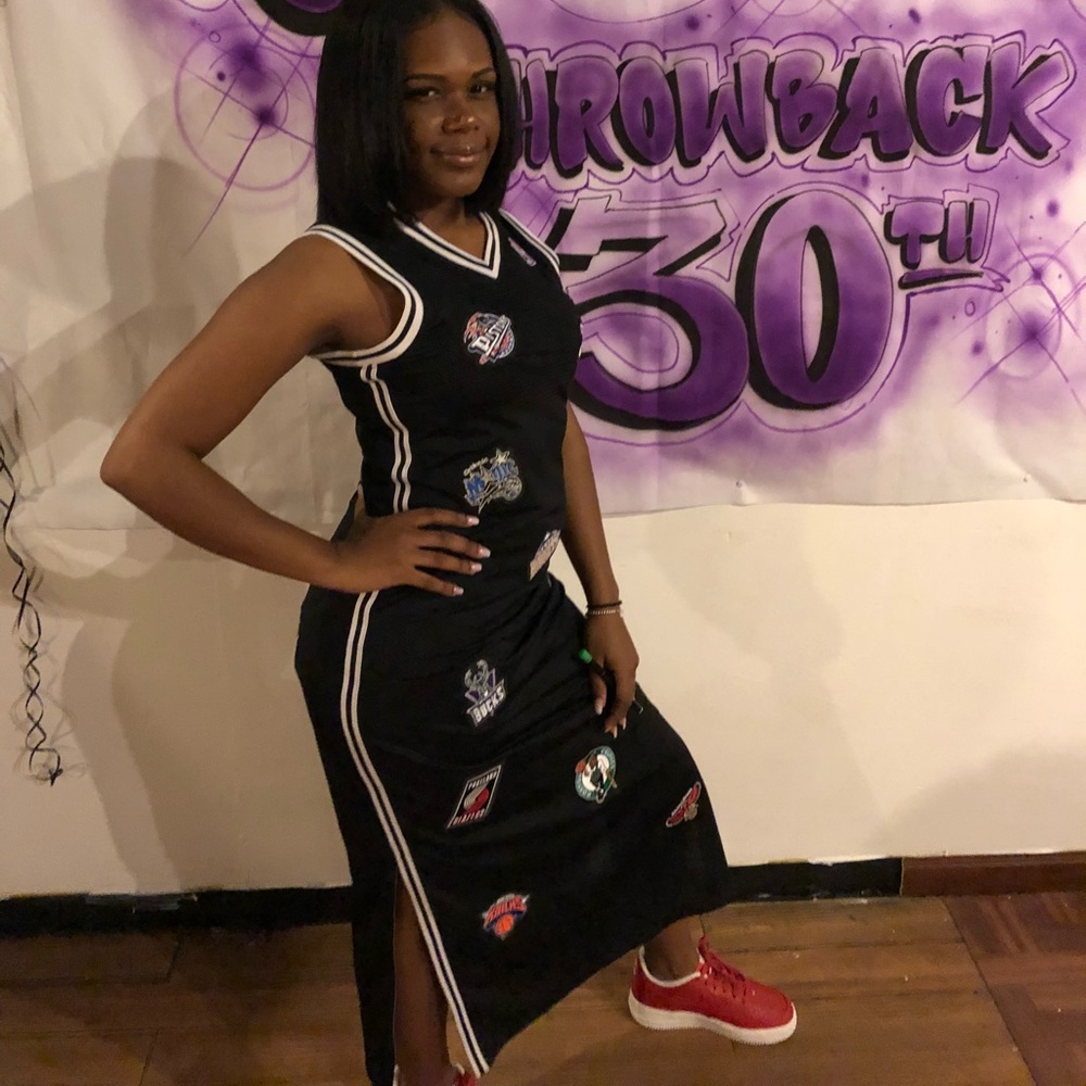 Long Reebok Jersey Dress
